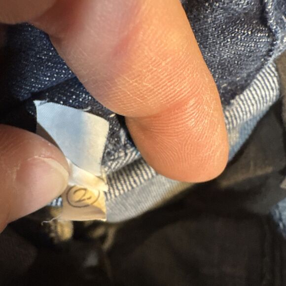 Helix Jeans‎ Mens 32x32 Blue Straight Embroidered Arrow Pockets 100% Cotton Y2K - Picture 9 of 12